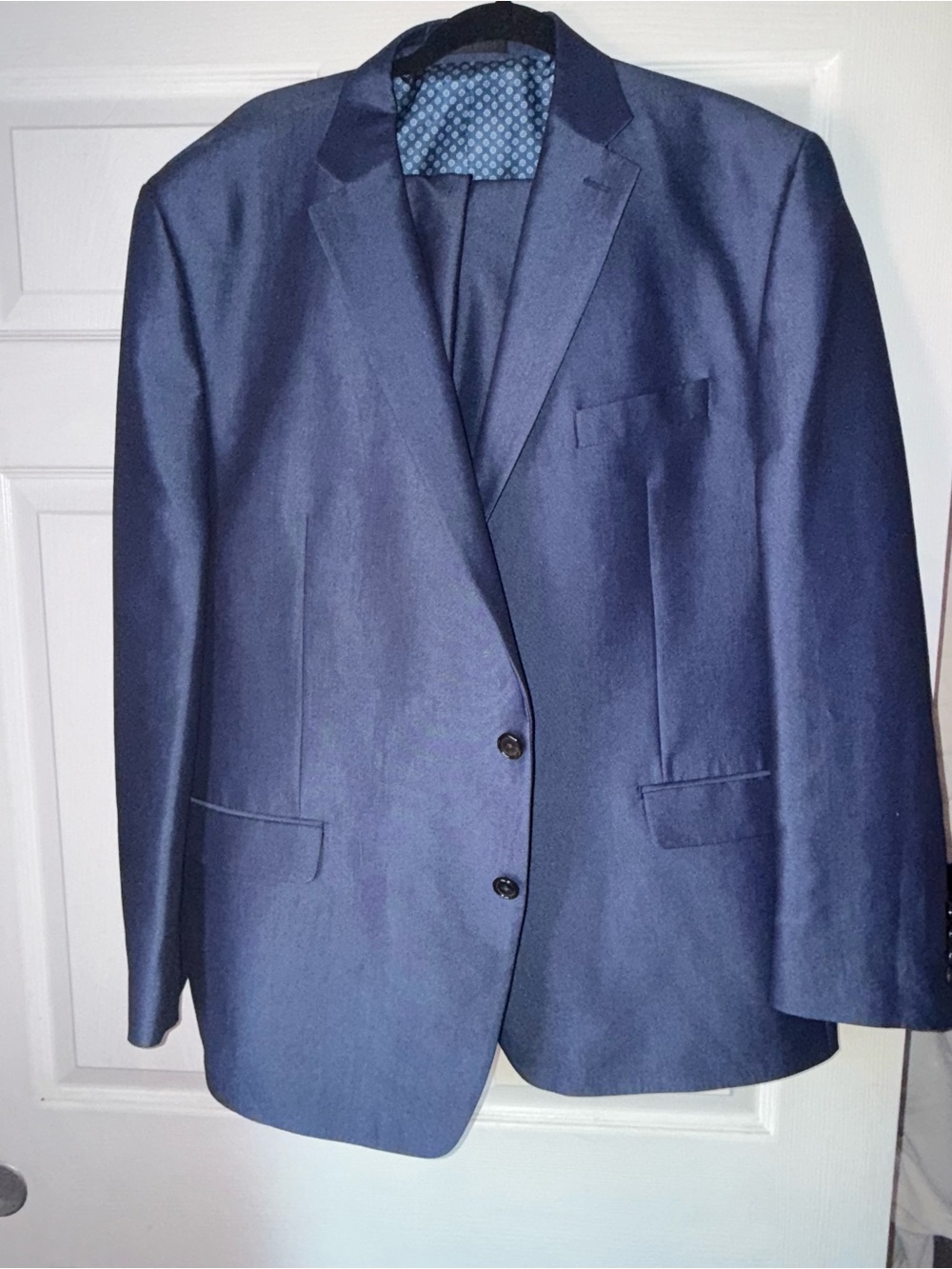 Ralph Lauren blue blazer suit jacket with pants set size 50R